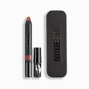 Nudestix Magnetic Matte Lip Color Matte Lipstick + Lip Liner - Burgundy - 2.8g