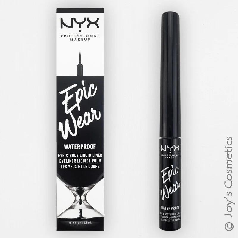 NYX Epic Wear Waterproof Eye and Body Liquid Liner - 01 Black - Image 2