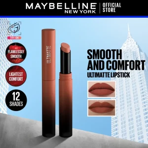 Maybelline Color Sensational Ultimatte Slim Lipstick Makeup - More Honey -  1.7g