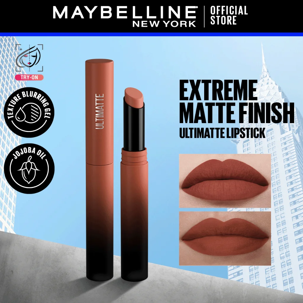 Maybelline Color Sensational Ultimatte Slim Lipstick Makeup - More Honey - 1.7g - Image 2