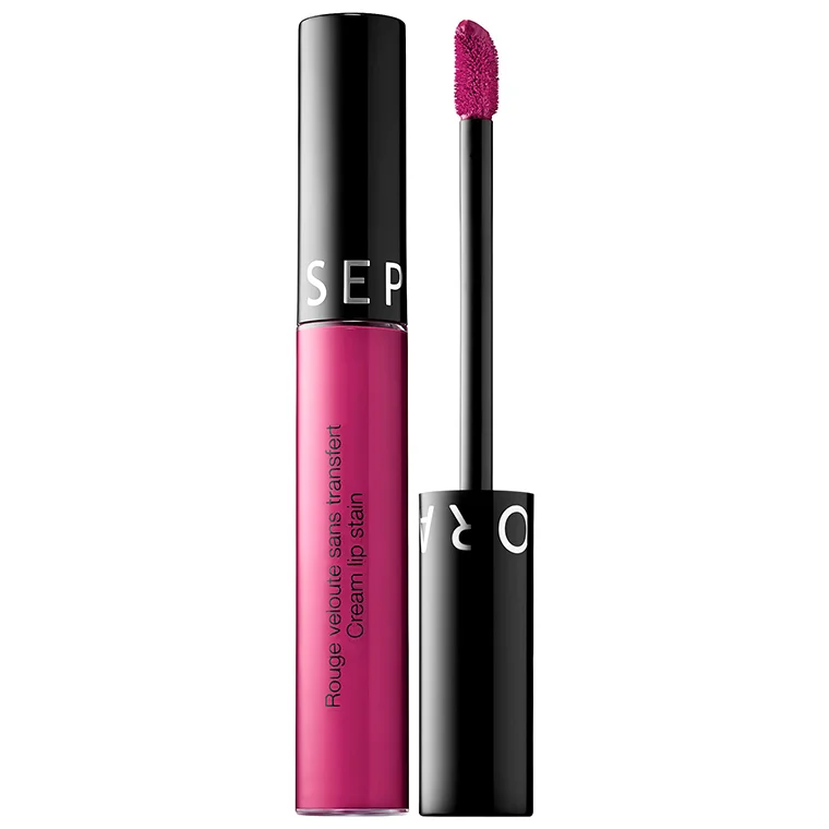 SEPHORA Cream Lip Stain Liquid Lipstick - 88 Fearless Fuchsia - 5ml