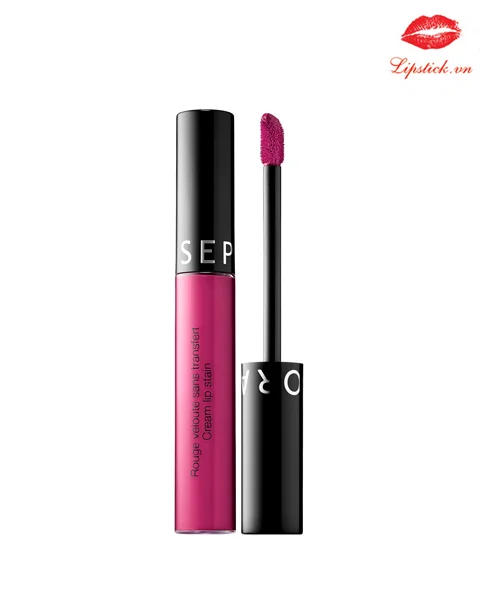 SEPHORA Cream Lip Stain Liquid Lipstick - 88 Fearless Fuchsia - 5ml - Image 2