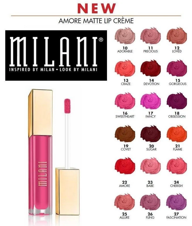 Milani Amore Matte lip Creme - 41 Fabulous - 6g - Image 4