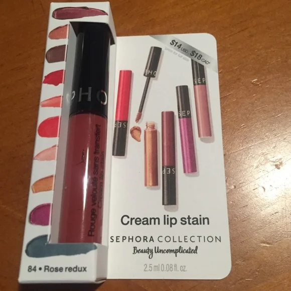 SEPHORA Cream Lip Stain - 2.5ml, 27 Black Cherry - Image 3