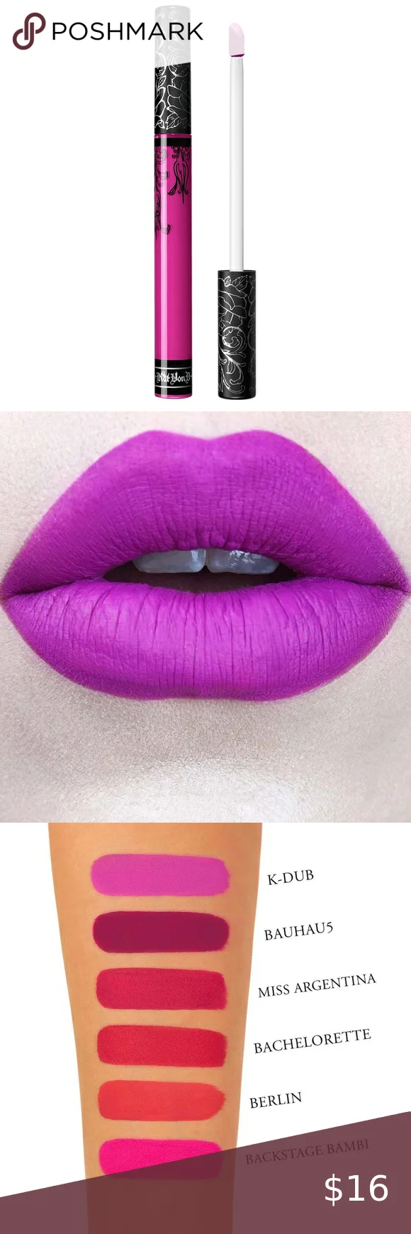 Kat Von D Everlasting Liquid Lipstick - K-Dub - 6.6ml - Image 4
