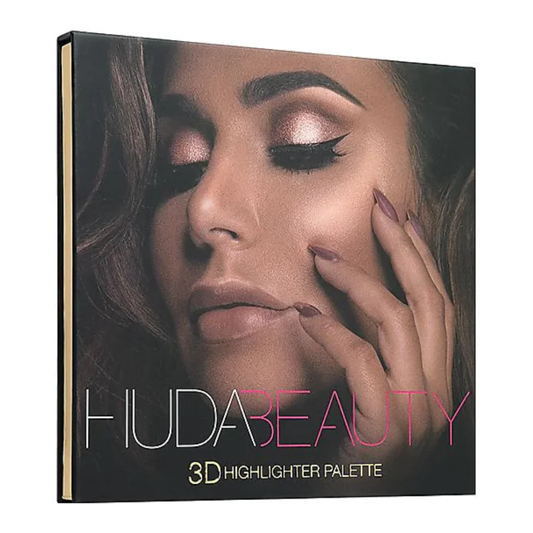 Huda Beauty 3D Cream and Powder Highlighter Palette - Golden Sands Edition - 31.5g - Image 2
