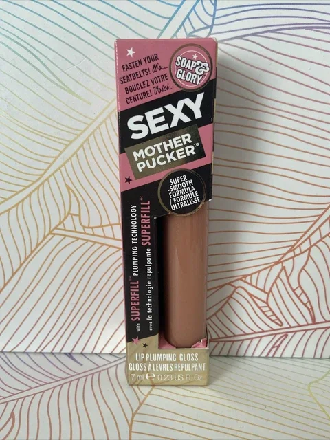 Soap & glory Sexy Mother Pucker Lip Plumping Gloss - Bare Enough - 7ml - Image 3