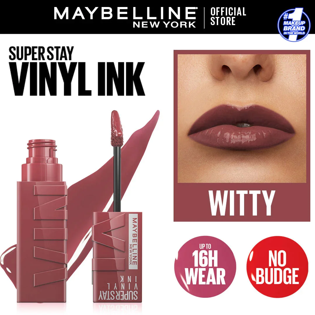 Maybelline New York Super Stay Vinyl Ink - Witty 40 - 4.2ml - Image 2