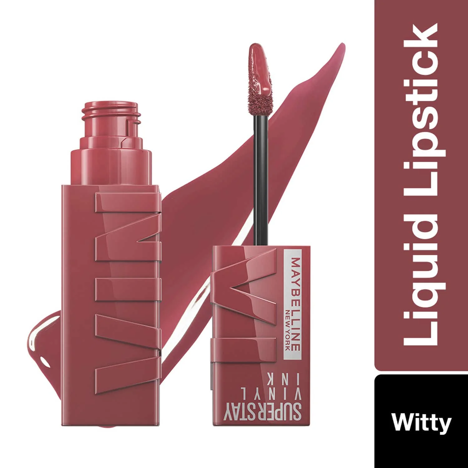 Maybelline New York Super Stay Vinyl Ink - Witty 40 - 4.2ml - Image 3