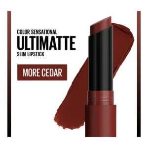 Maybelline Color Sensational Ultimatte Slim Lipstick Makeup - More Cedar - 1.7g