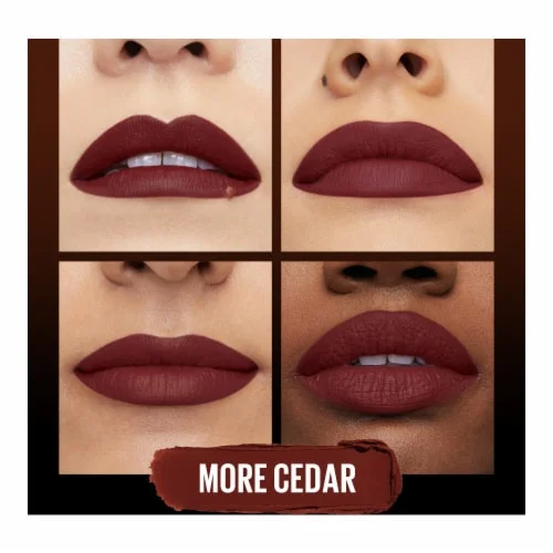 Maybelline Color Sensational Ultimatte Slim Lipstick Makeup - More Cedar - 1.7g - Image 5