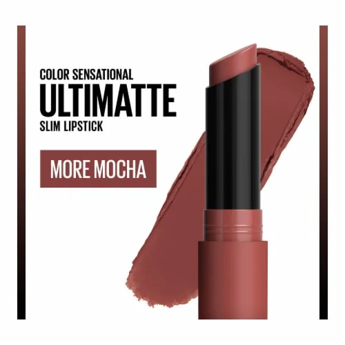 Maybelline Color Sensational Ultimatte Slim Lipstick Makeup - More Mocha - 1.7g - Image 2