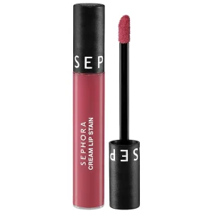 Sephora Cream Lip Stain 10HR Liquid Lipstick - Rose Instinct 124 - 5ml