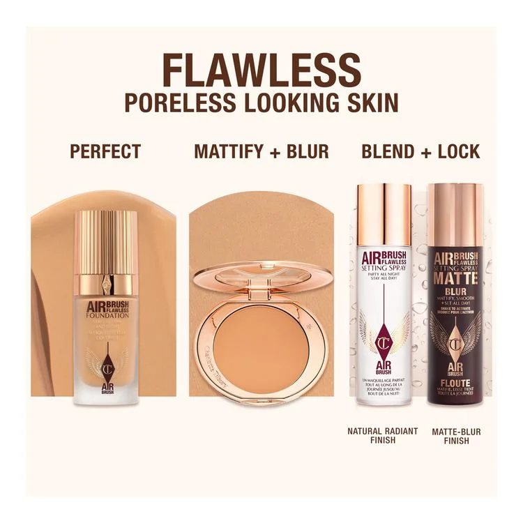 Charlotte tilbury Airbrush Flawless Foundation - 8 Cool - 30ml - Image 3