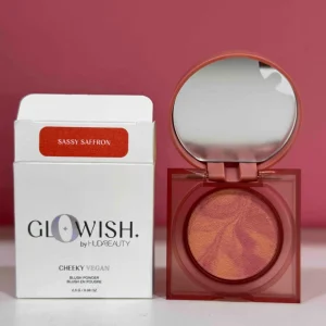 Huda Beauty Glowish Cheeky Vegan Blush Powder - 2.5G - Sassy Saffron
