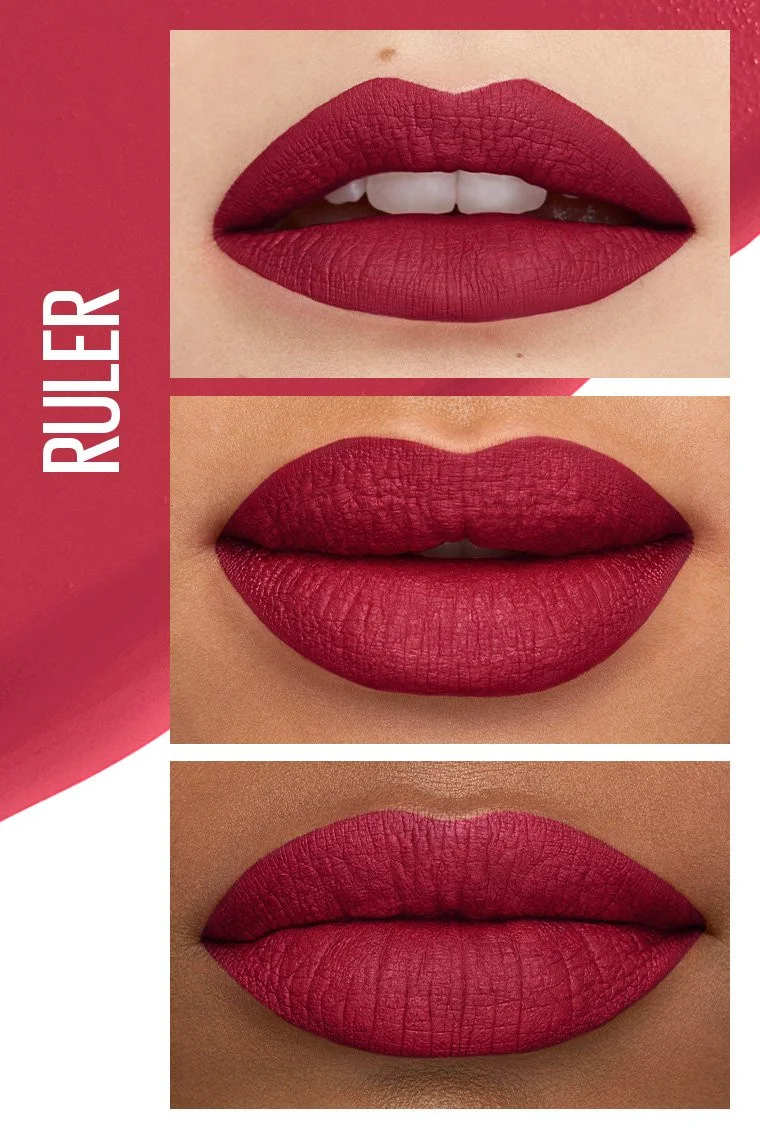 Maybelline New York Matte Finish Liquid Lipstick - Ruler 80 - 5ml - Image 4