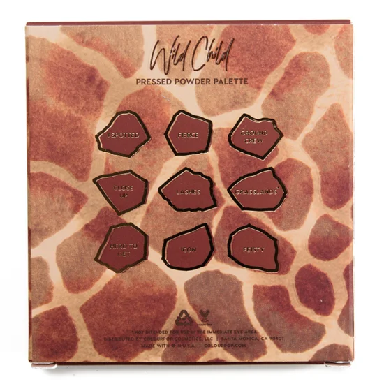 ColourPop Pressed powder palette - Wild Child - 9.00g - Image 3