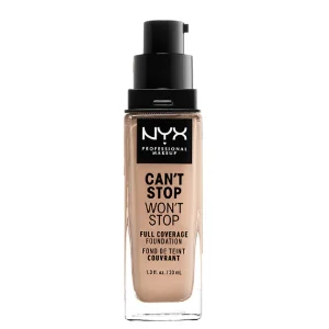 Nyx can't stop won't stop full coverage Foundation - 30ml - Soft Beige