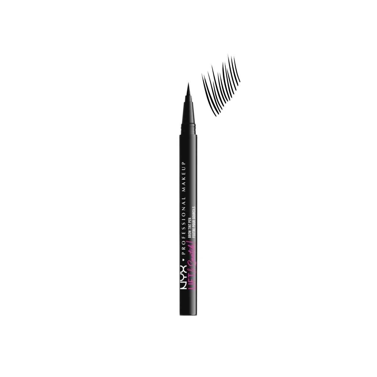 N.Y.X Lift & Snatch Brow Tint Pen - Las10 Black - 1ml - Image 2
