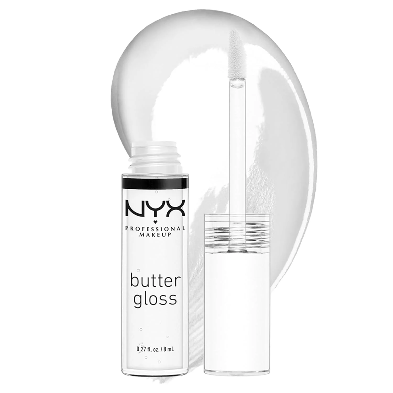 Nyx Butter Lip Gloss - Sugar Glass - 8ml - Image 2