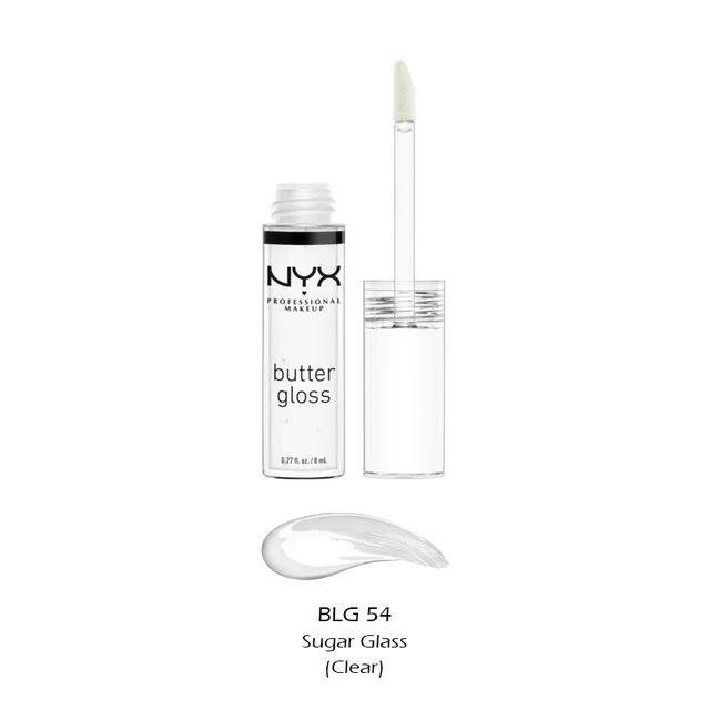 Nyx Butter Lip Gloss - Sugar Glass - 8ml - Image 4