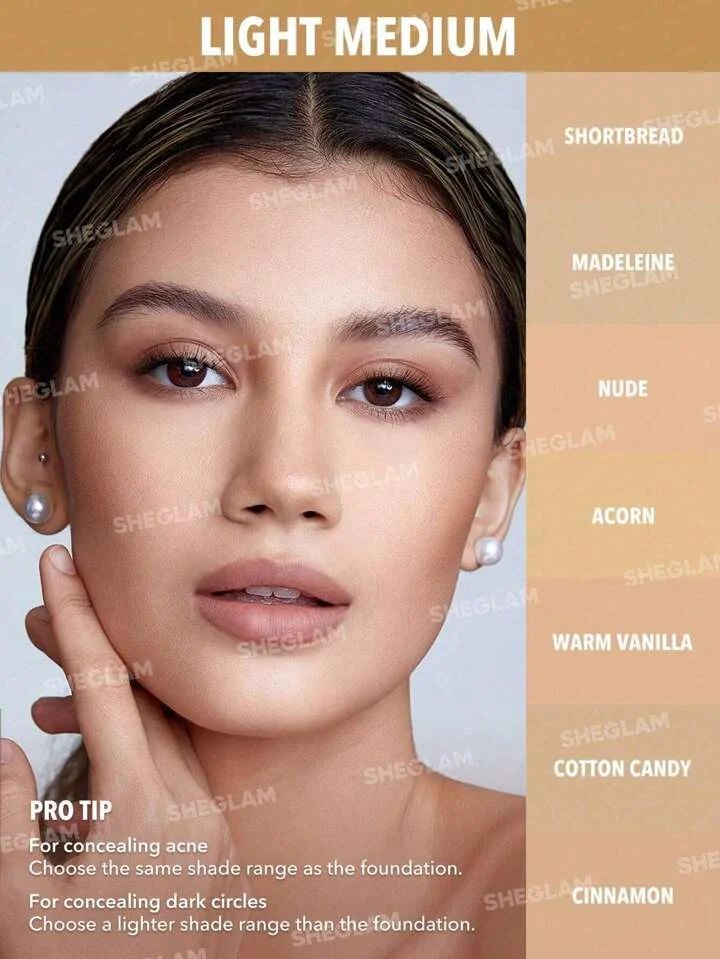Sheglam Like Magic 12HR Full Coverage Concealer - 3.8g - Nude - Image 5