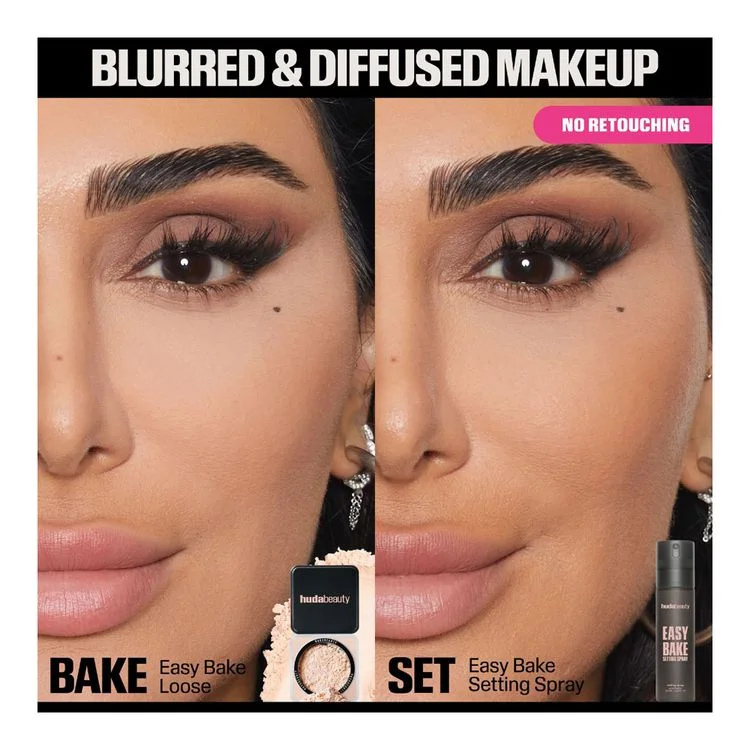 Huda Beauty EASY BAKE SETTING SPRAY WITH 16-HOUR WEAR - 100ml - Image 3