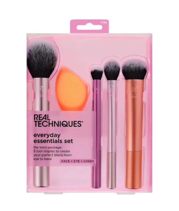 Real Techniques Everyday Essentials Makeup Brush Set - Image 3