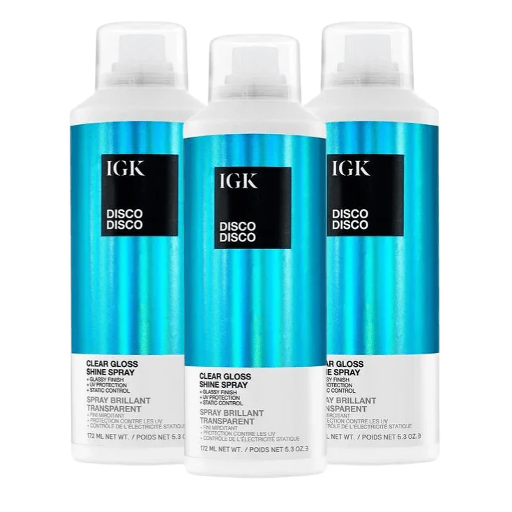 IGK Disco Disco Clear Gloss Shine Hair Spray - 172ml - Image 3