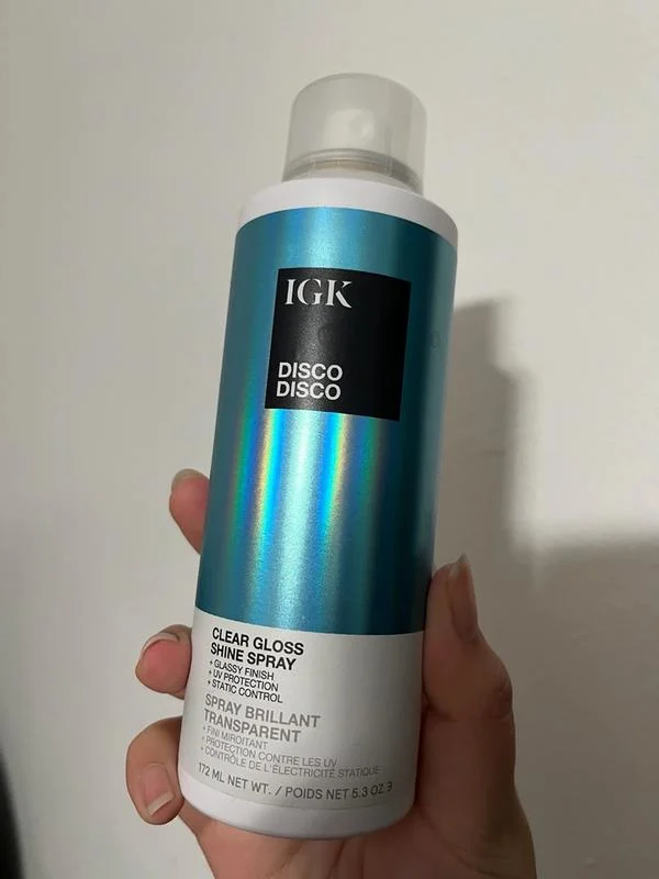 IGK Disco Disco Clear Gloss Shine Hair Spray - 172ml - Image 5