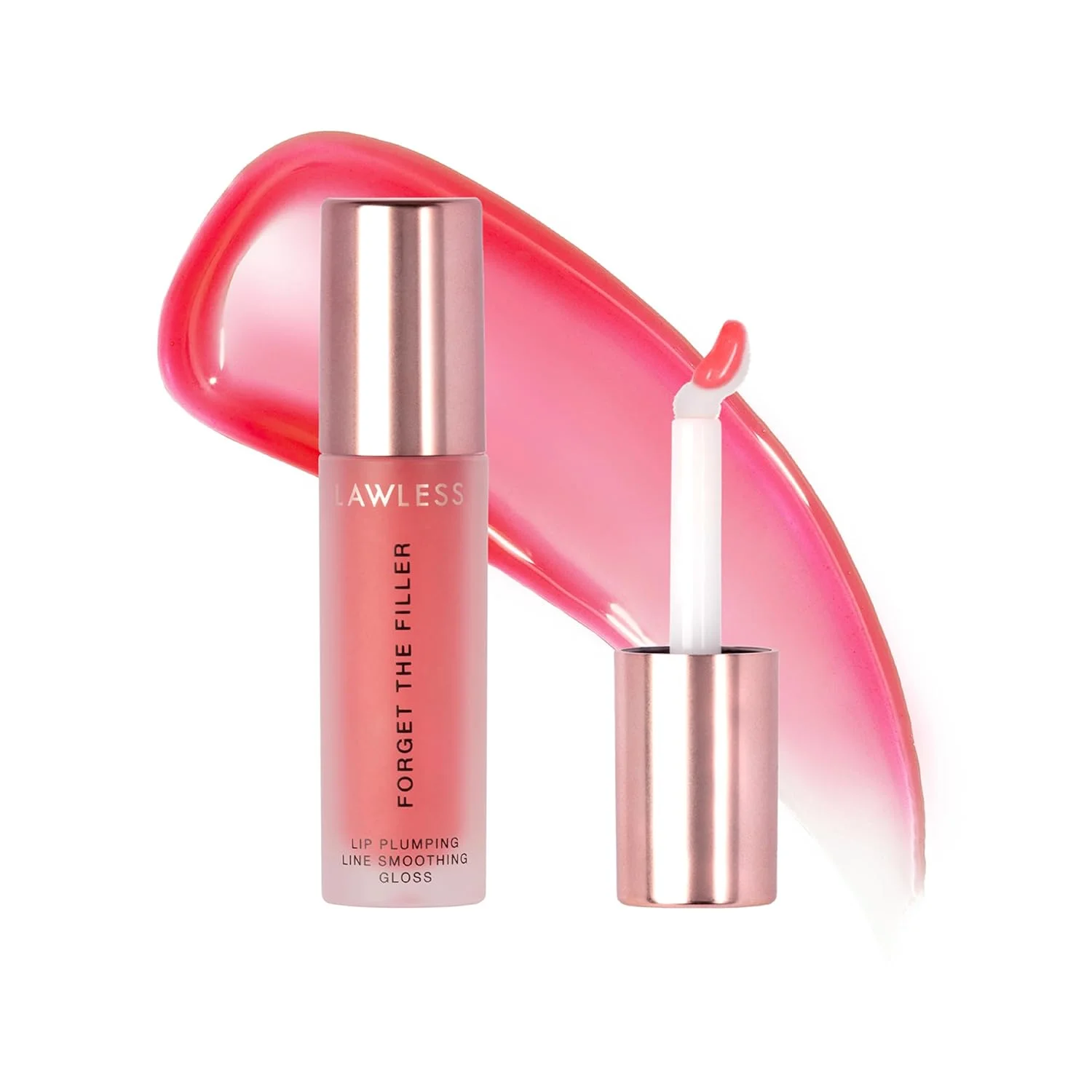 Lawless Beauty Forget The Filler Lip Plumping Line Smoothing Gloss - Cherry Vanilla - 3.3ml - Image 5