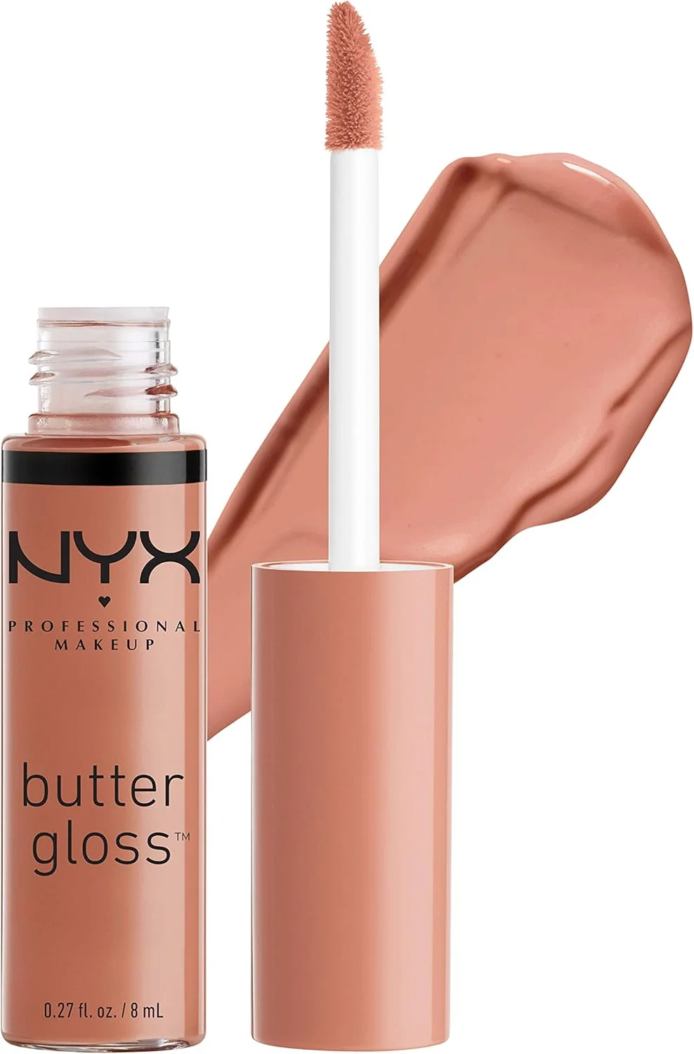 NYX Butter Gloss Creamy Lip Gloss - Madeleine - 8ml