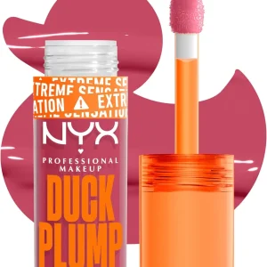 NYX Duck Plump High Pigment Plumping Lip Gloss - STRIKE A ROSE - 7ml