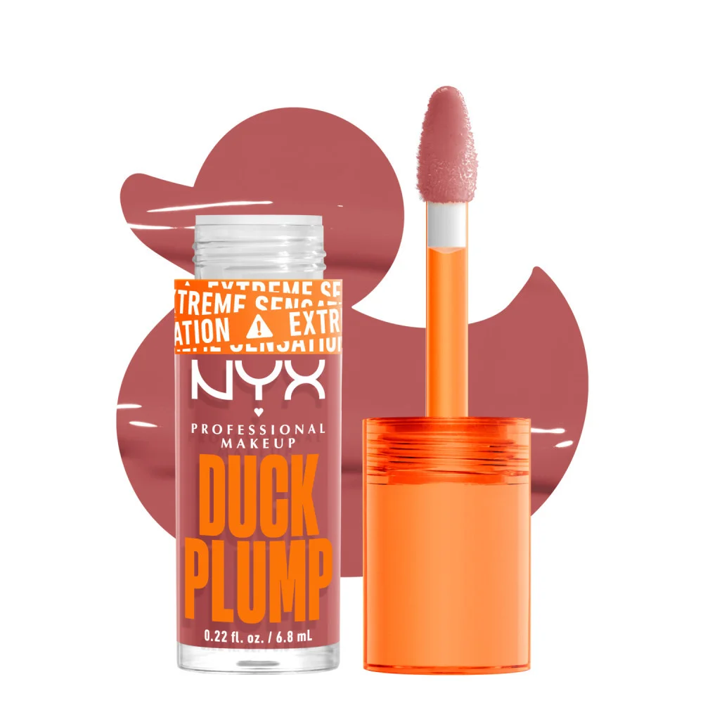 NYX Duck Plump High Pigment Plumping Lip Gloss - NUDE SWINGS - 7ml - Image 3