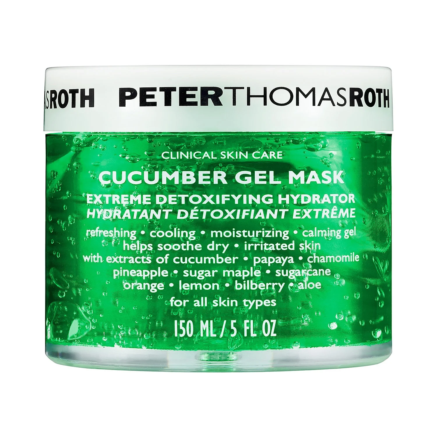 Peter Thomas Roth Cucumber Gel Mask Extreme De-Tox Hydrator - 14ml