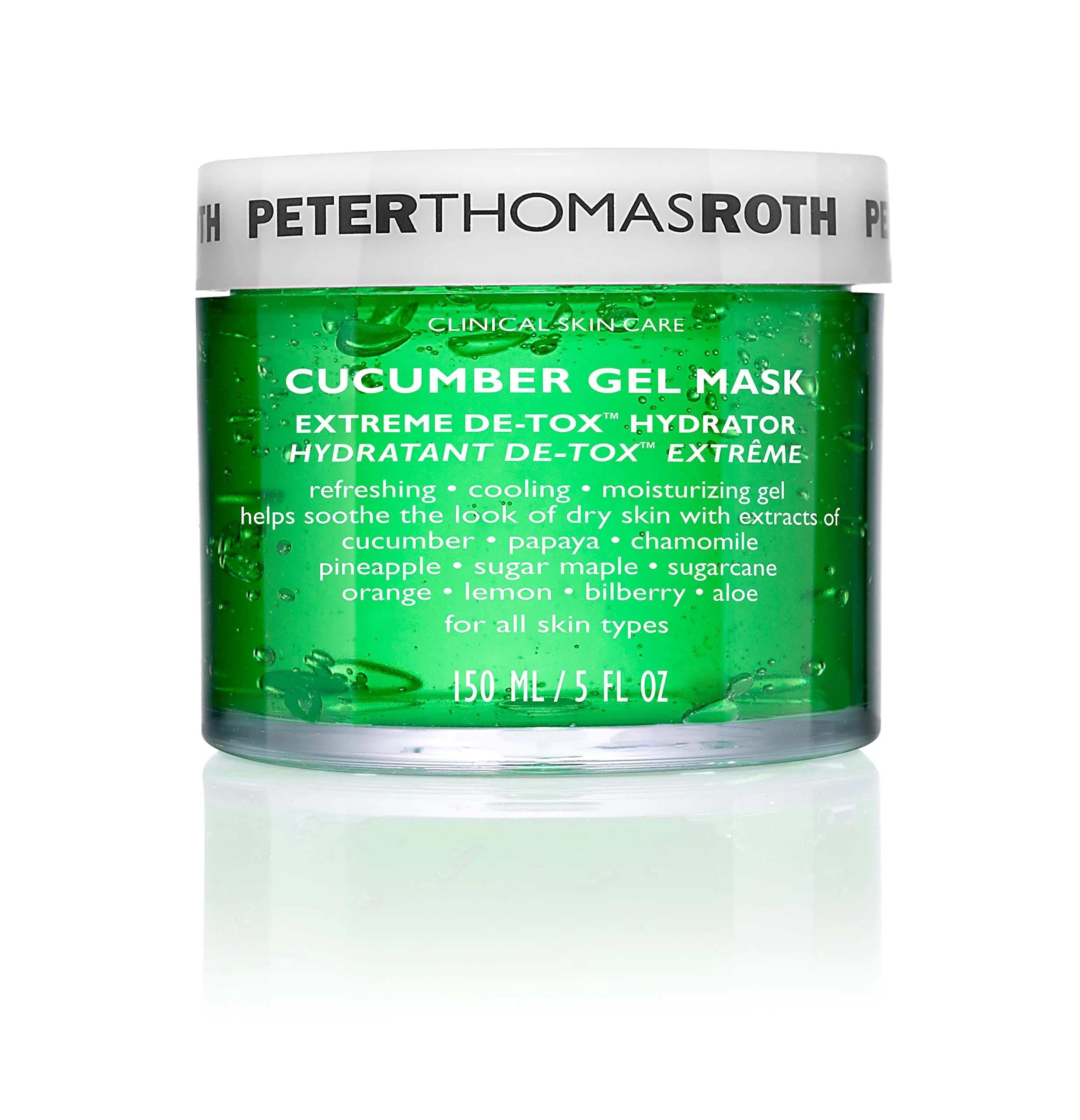 Peter Thomas Roth Cucumber Gel Mask Extreme De-Tox Hydrator - 14ml - Image 2
