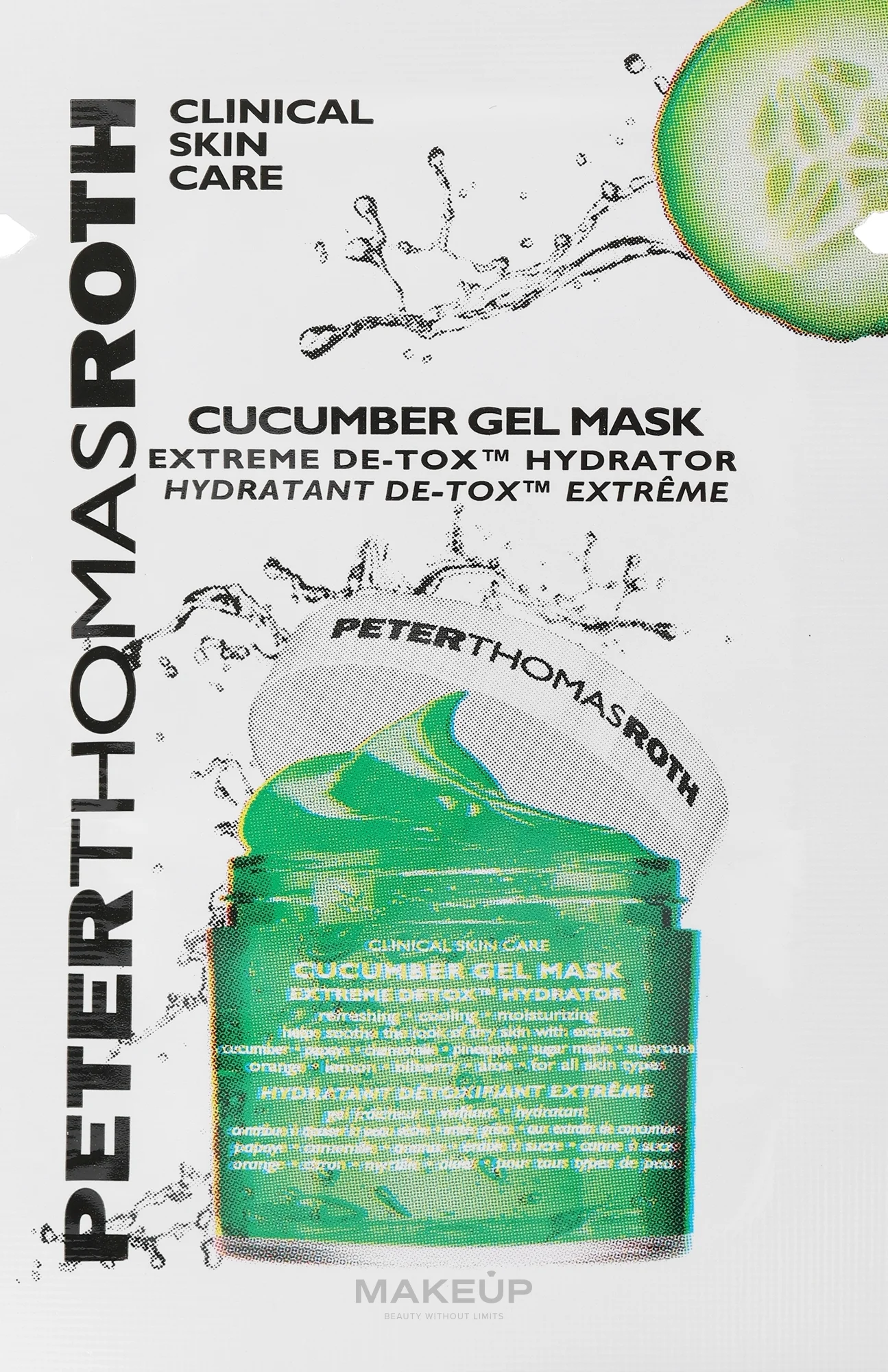 Peter Thomas Roth Cucumber Gel Mask Extreme De-Tox Hydrator - 14ml - Image 4