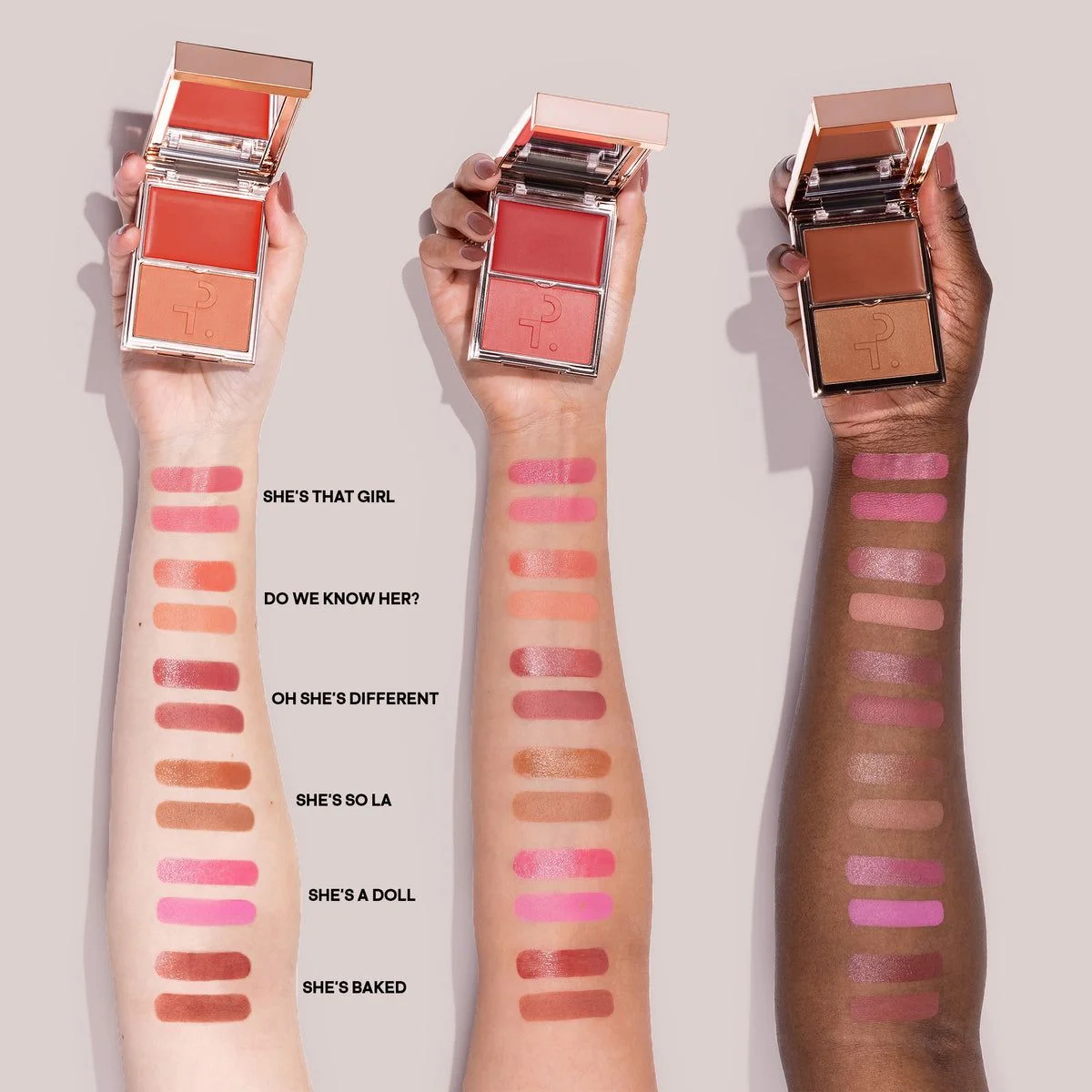 Patrick Ta Double-Take Crème & Powder Blush Duo - She's Flushed - 5.0g - Image 5