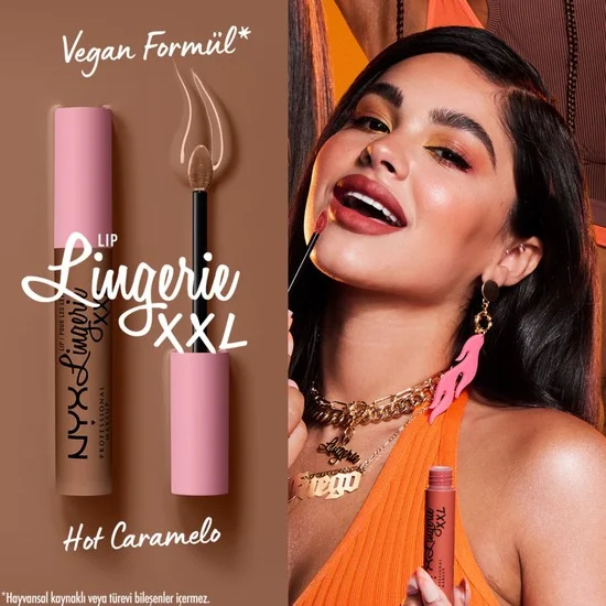 NYX Lip Lingerie xxl Matte Liquid Lipstick - Caramelo - Image 2