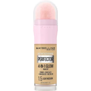 Maybelline Instant Age Rewind Perfector 4-In-1 Glow Makeup - 1.5 Light Medium - 20.0ml