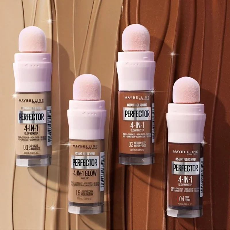 Maybelline Instant Age Rewind Perfector 4-In-1 Glow Makeup - 00 Fair Light - 20.0ml - Image 3