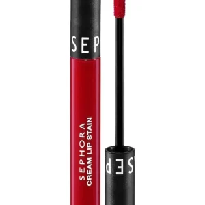 SEPHORA Cream Lip Stain Liquid Lipstick - 129 Risky Red - 5ml
