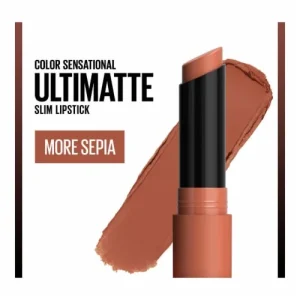 Maybelline Color Sensational Ultimatte Slim Lipstick Makeup - More Sepia - 1.7g