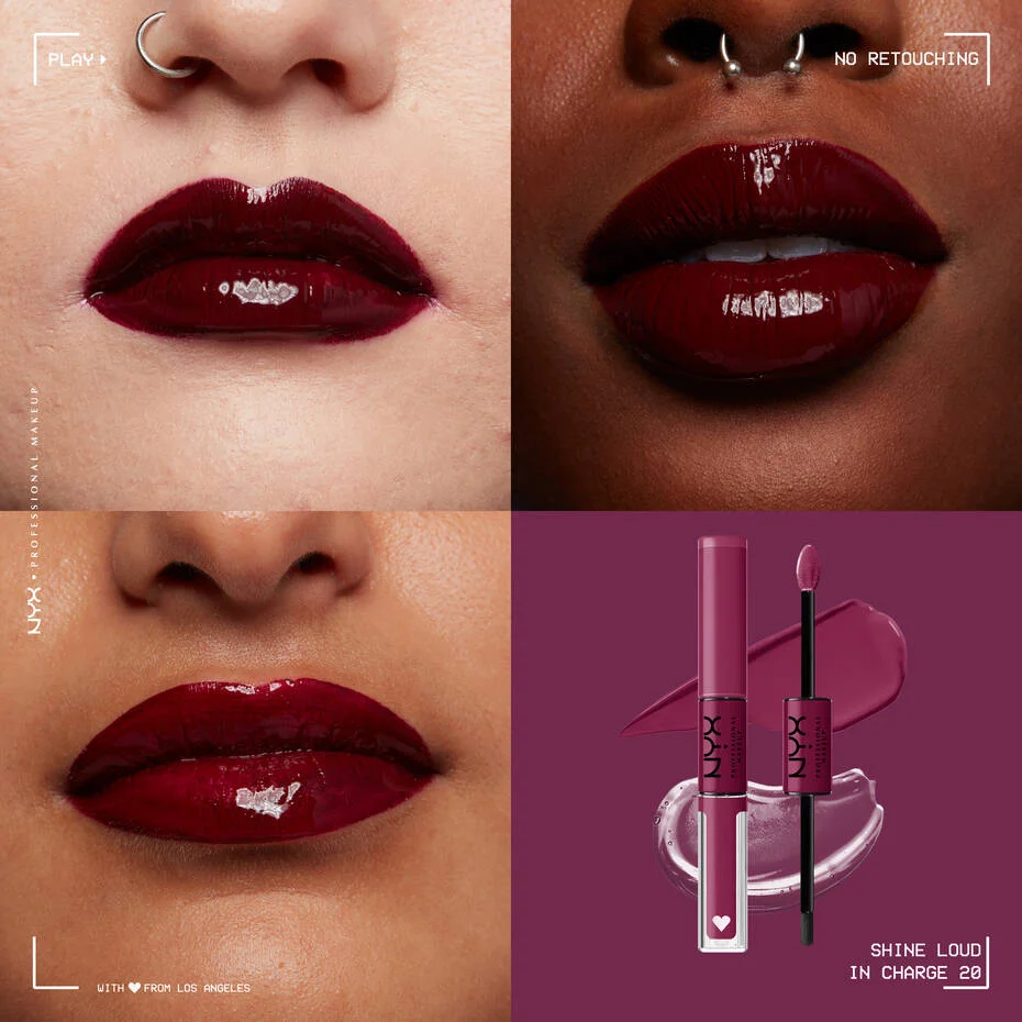 NYX Shine Loud Lip colour gloss - Make It Work - 3.4ml - Image 3