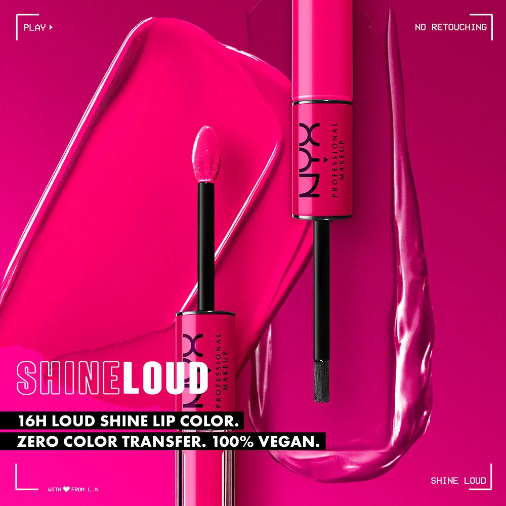 NYX Shine Loud Lip colour gloss - Make It Work - 3.4ml - Image 4