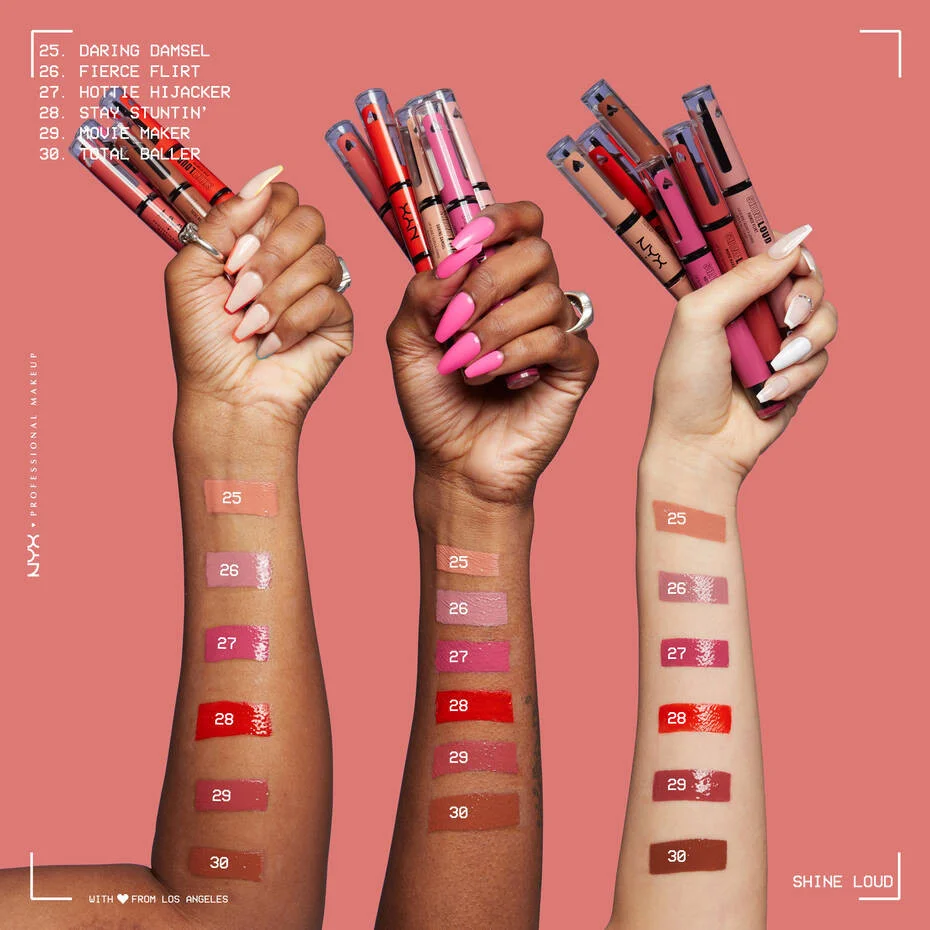 NYX Shine Loud Lip colour gloss - Movie Maker - 3.4ml - Image 2
