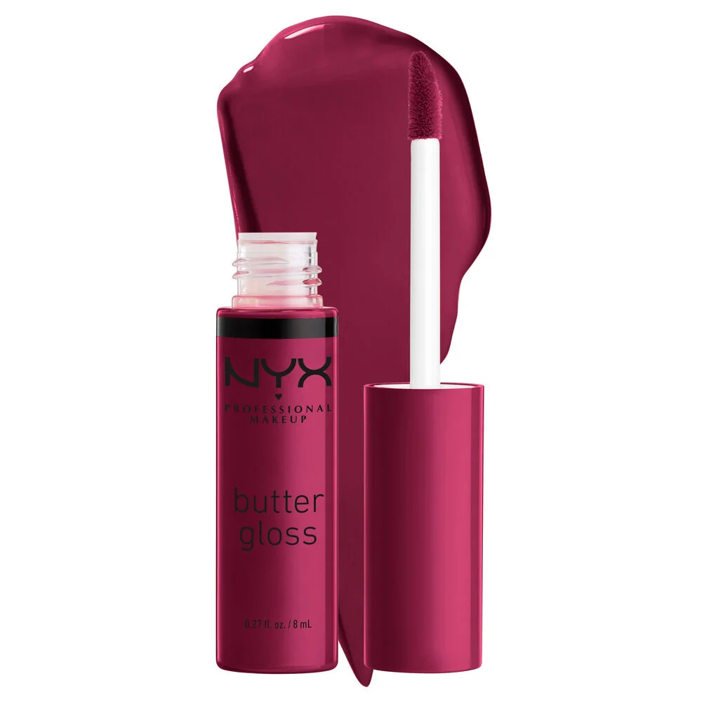 NYX Butter Gloss Creamy Lip Gloss - Devil's Food Cake - 8ml - Image 3