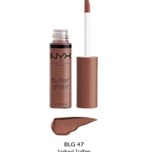 NYX Butter Gloss Creamy Lip Gloss - Spiked Toffee - 8ml