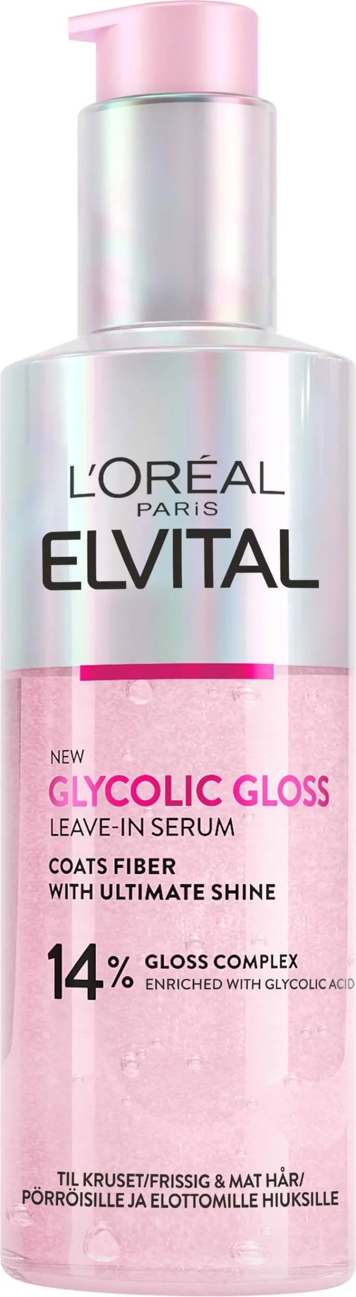 L'oreal Glycolic Gloss Leave-in Serum 14% - 150ml