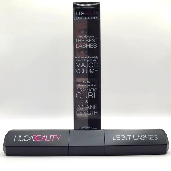 Huda Beauty Light Lashes 2 Mascaras in 1- 7ml - Very Vanta (Extreme Black)